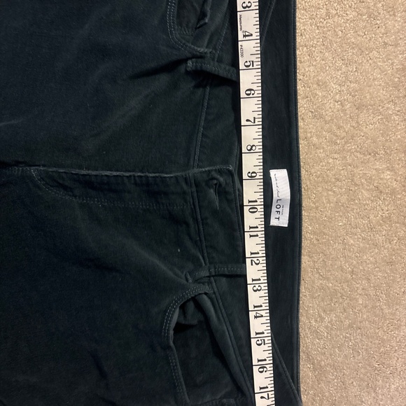 Loft curvy skinny forest green  Corduroy Pants Size 12 - Picture 4 of 5